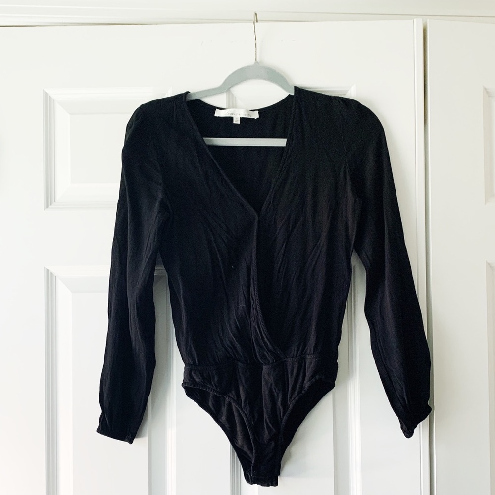 Anthropology Black Bodysuit